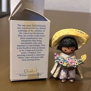 1989 Limited Edition Annual Ornament DeGrazia Southwest Figurine